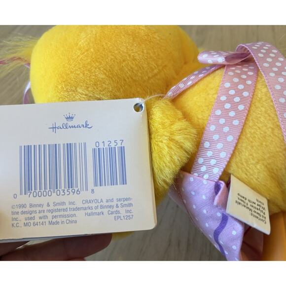 Vintage 90s Hallmark Crayola Daffadilly Duck Stuffed Animal Plush Mint 1990 NWT - Picture 4 of 13